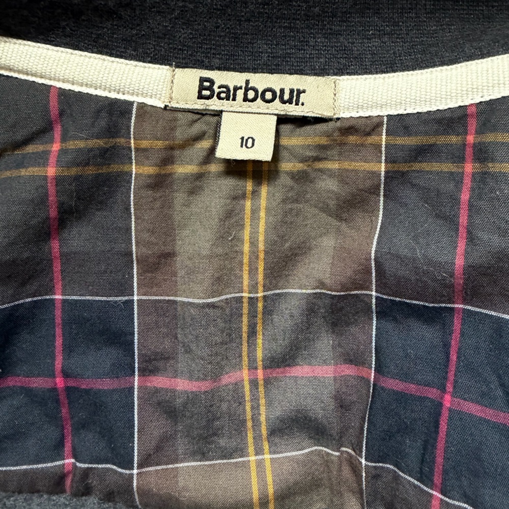 Barbour Women's Charcoal Long Sleeve Zip-Up Military Jacket - Picture 6 of 8